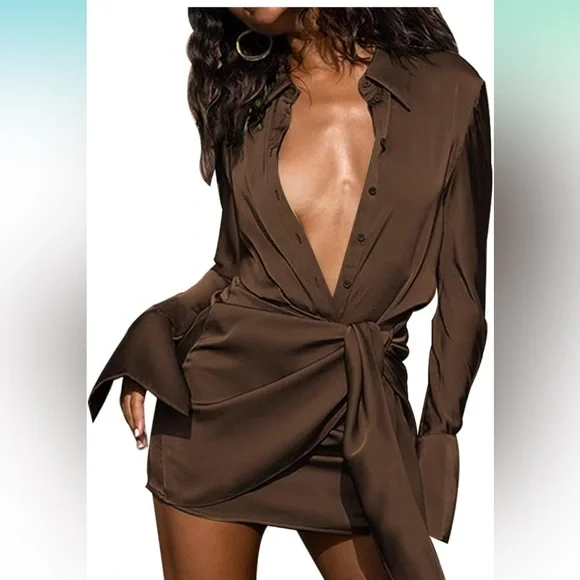 joah brown slip dress review Slip Dress: Black Rib main image 1